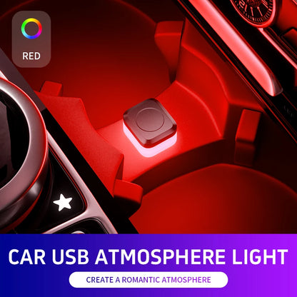 Universal USB LED Car Interior Ambient Light – Plug & Play Mood Lamp for Reading & Interior Décor