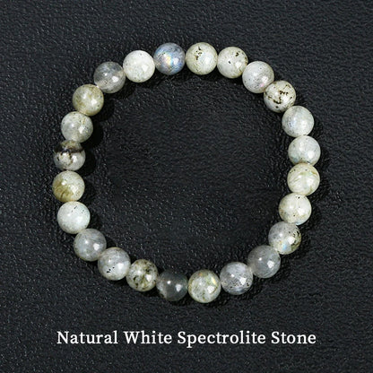 Bracelet en perles de lapis-lazuli naturel, de quartz et d'améthyste – Bijou énergétique de guérison Reiki en cristal pour hommes et femmes