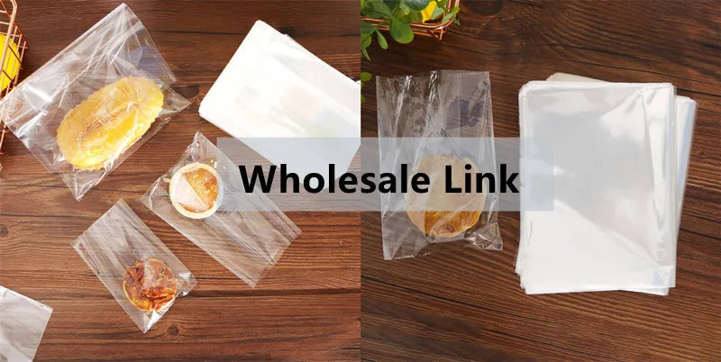 LBSISI Life Transparent Candy Bags – Clear Plastic Gift Bags with Wire Tie for Cookies, Bread, Chocolate, Snacks & Party Packaging