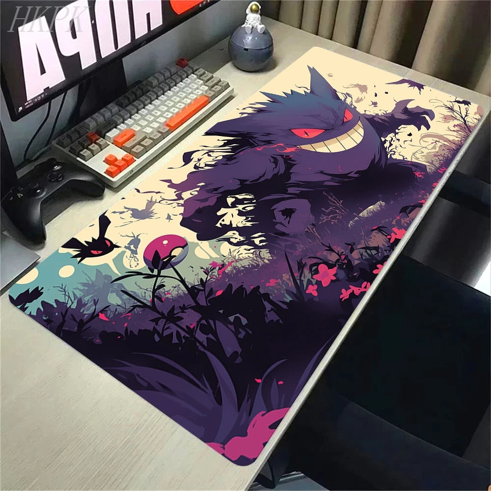 Gengar Gaming Mouse Pad – Large Extended Desk Mat with LockEdge Design for Keyboard & Computer Setup