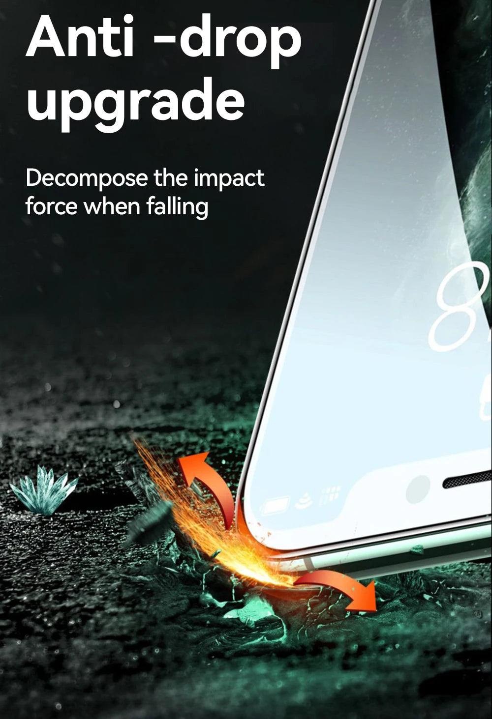 Protector de pantalla de cristal templado HD Joyroom para iPhone series 15, 16 y 17 – Cobertura total (1–3 unidades)