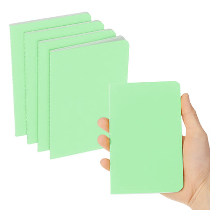 4/6 uds. Cuadernos A6 Kraft de Bolsillo – Mini Diarios Rayados para la Escuela y la Oficina