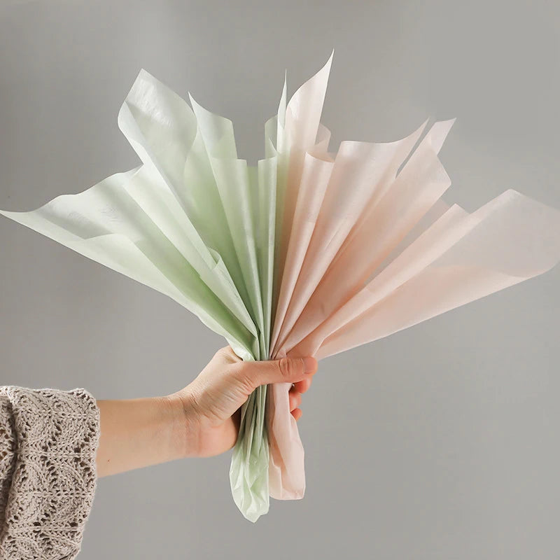 40PCS Non-Woven Flower Wrapping Paper for Bouquets, Floral Arrangements, Gifts & Florist Supplies