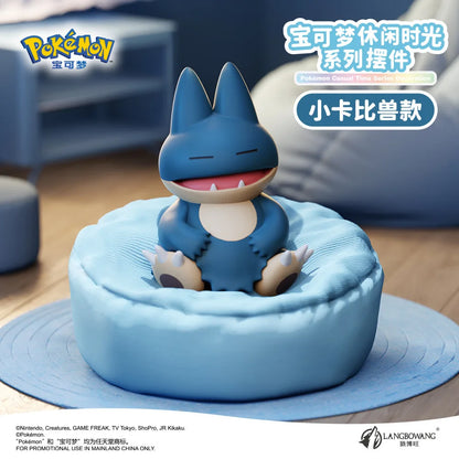 6 Styles Pokémon Pikachu Meowth Rowlet Charmander Gonbe Sleep Starry Dream Series Action Figure – Cartoon Toy Gift Model