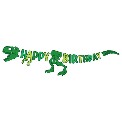 Jurassic Dinosaur Birthday Party Supplies – Dinosaur Fossil-Themed Disposable Plates, Cups & Napkins for Kids' Party Decorations