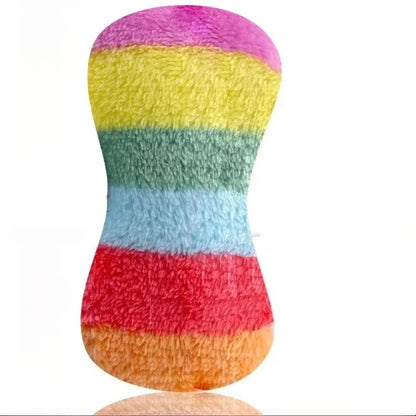 Funny Stuffingless Dog Toy – Durable Plush Squeaky Chew Toy with Crinkle Sound for Interactive Play & Boredom Relief