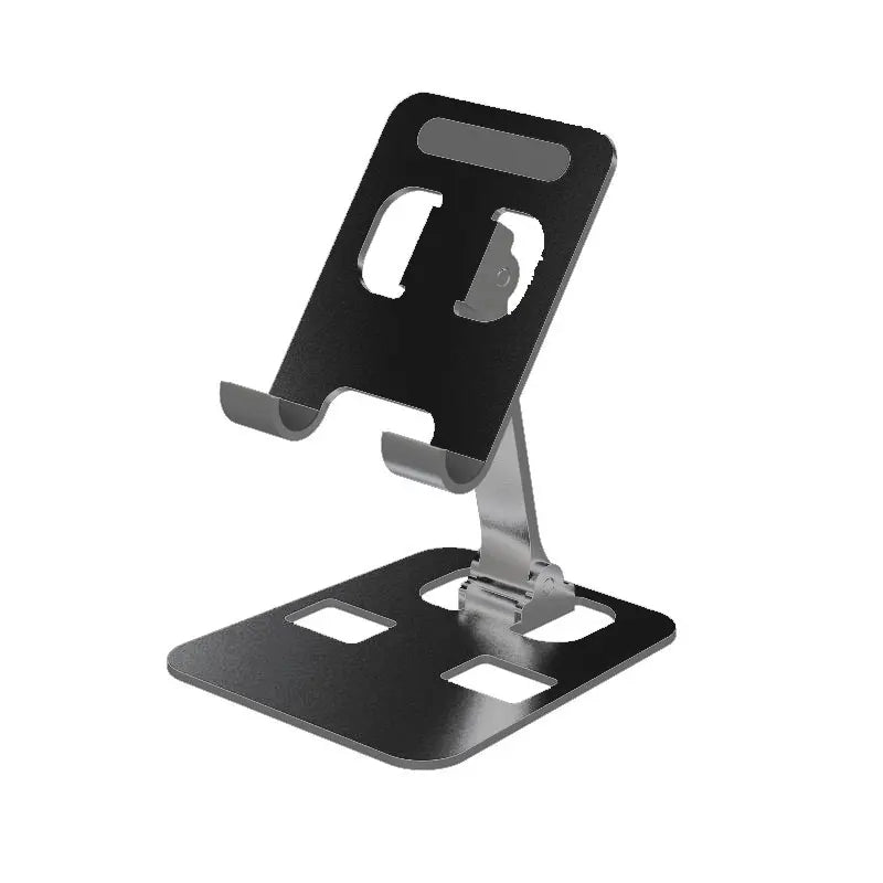 Support universel pour tablette en alliage d'aluminium – Support de bureau pliable et réglable pour iPad, tablettes et smartphones avec angles de vision flexibles