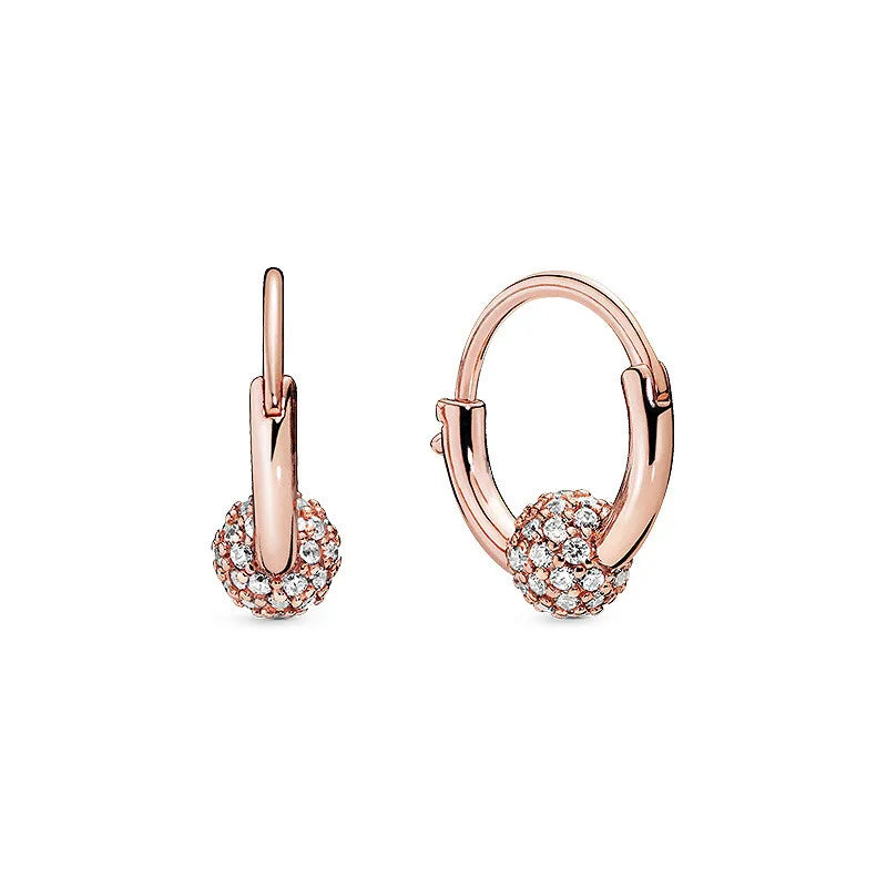Juego de pendientes de tuerca de plata de ley 925 con hoja cuadrada, sol y luna para mujer, exquisito regalo de joyería europea