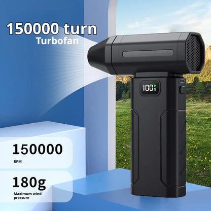 X8 150,000 RPM Brushless Turbo Jet Blower – Portable High-Power Electric Air Duster & Vacuum Cleaner