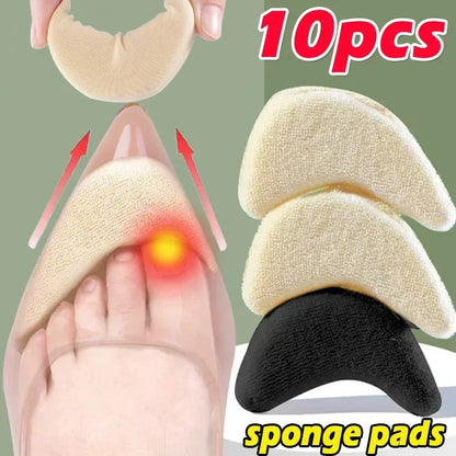 Soft Toe Cushion Inserts for Women’s High Heels – Forefoot Pads with Sponge Padding for Comfortable Shoe Fit, Adjustable Sizes
