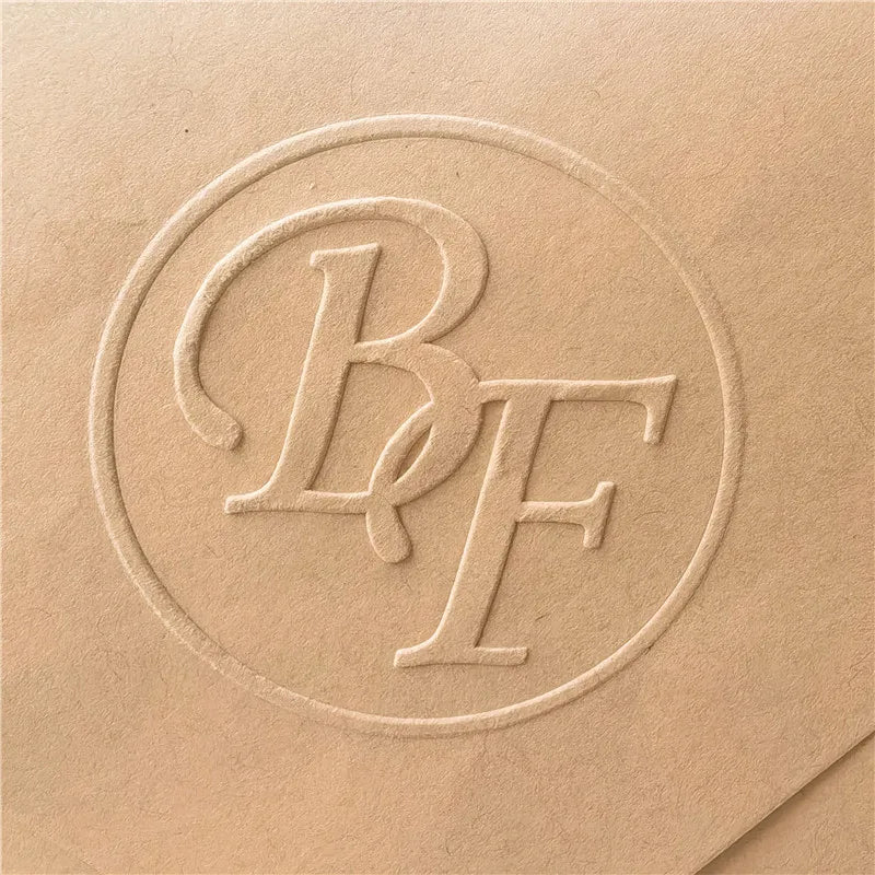 Custom Initials Embosser Stamp – Personalized Book & Wedding Embossing Seal for Address, Library & Gift Branding | Custom Paper Decor Accessory