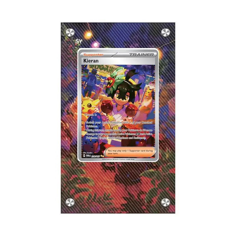 Présentoir en acrylique pour cartes Pokémon – Ronflex, Évoli, Mewtwo, Bulbizarre, Psykokwak et support de protection de style brique pour figurines