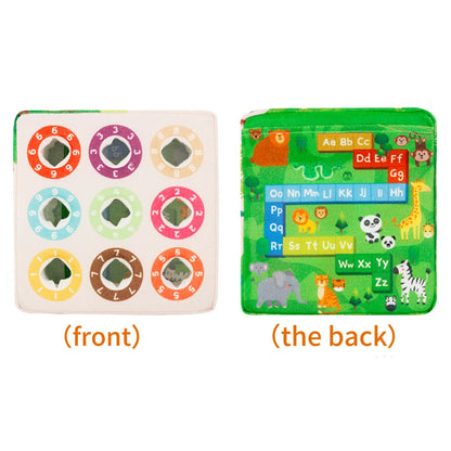Montessori Wooden Carrot Harvest Toy Color, Number, Shape & Animal Matching Educational Toy