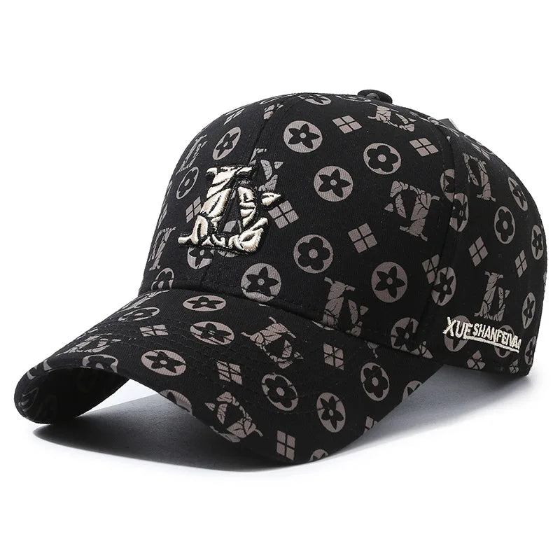 Embroidered Baseball Cap – Fashionable Unisex Letter Hat for Couples with Sunshade & UV Protection, Versatile Casual Headwear