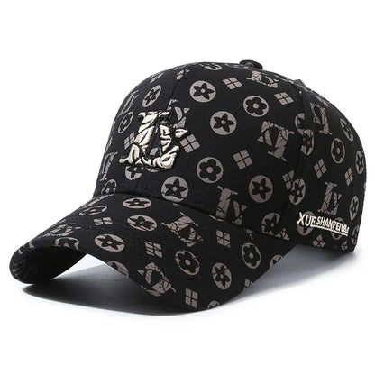 Embroidered Baseball Cap – Fashionable Unisex Letter Hat for Couples with Sunshade & UV Protection, Versatile Casual Headwear