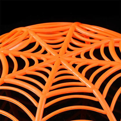 1/3/9PCS Halloween Spider Web Fruit Basket, Halloween Snack and Candy Serving Tray, Decorative Fruit Storage Plate, Spooky Party Tableware and Holiday Home Decoration