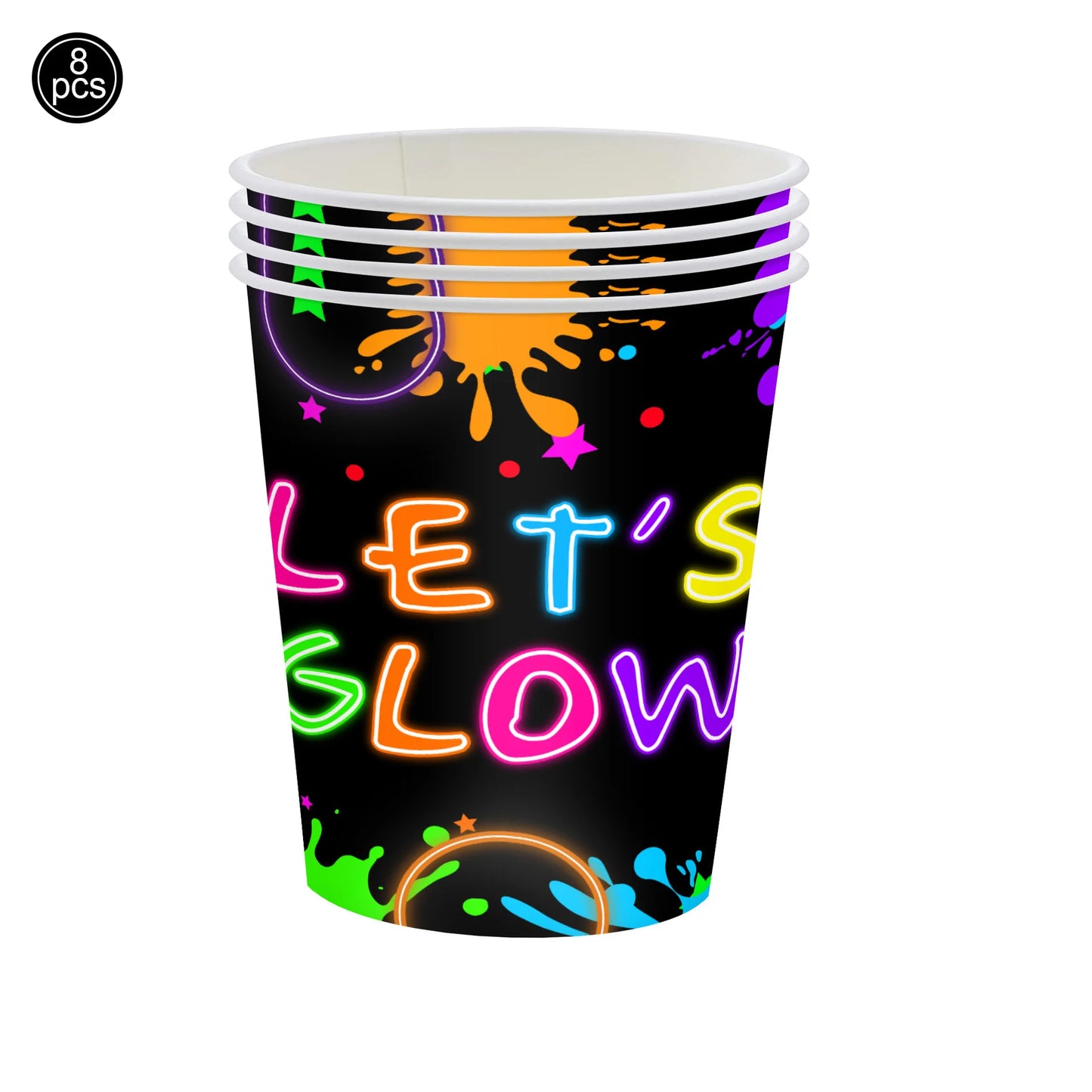 Neon UV Reactive Party Hats – Fluorescent Formal Hats for Glow Parties, Festivals & Events