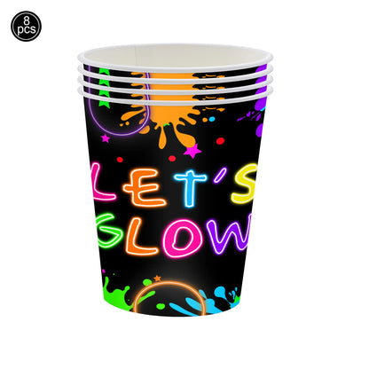 Neon UV Reactive Party Hats – Fluorescent Formal Hats for Glow Parties, Festivals & Events