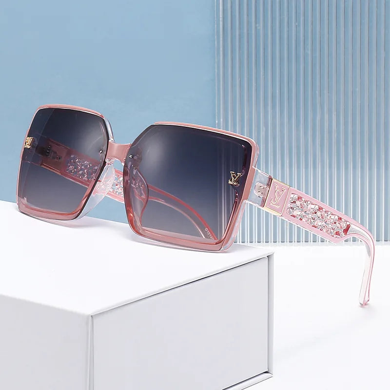 2026 Oversized Square Sunglasses – Stylish Unisex Fashion Shades for Women & Men, Trendy Designer-Style Eyewear with UV400 Protection
