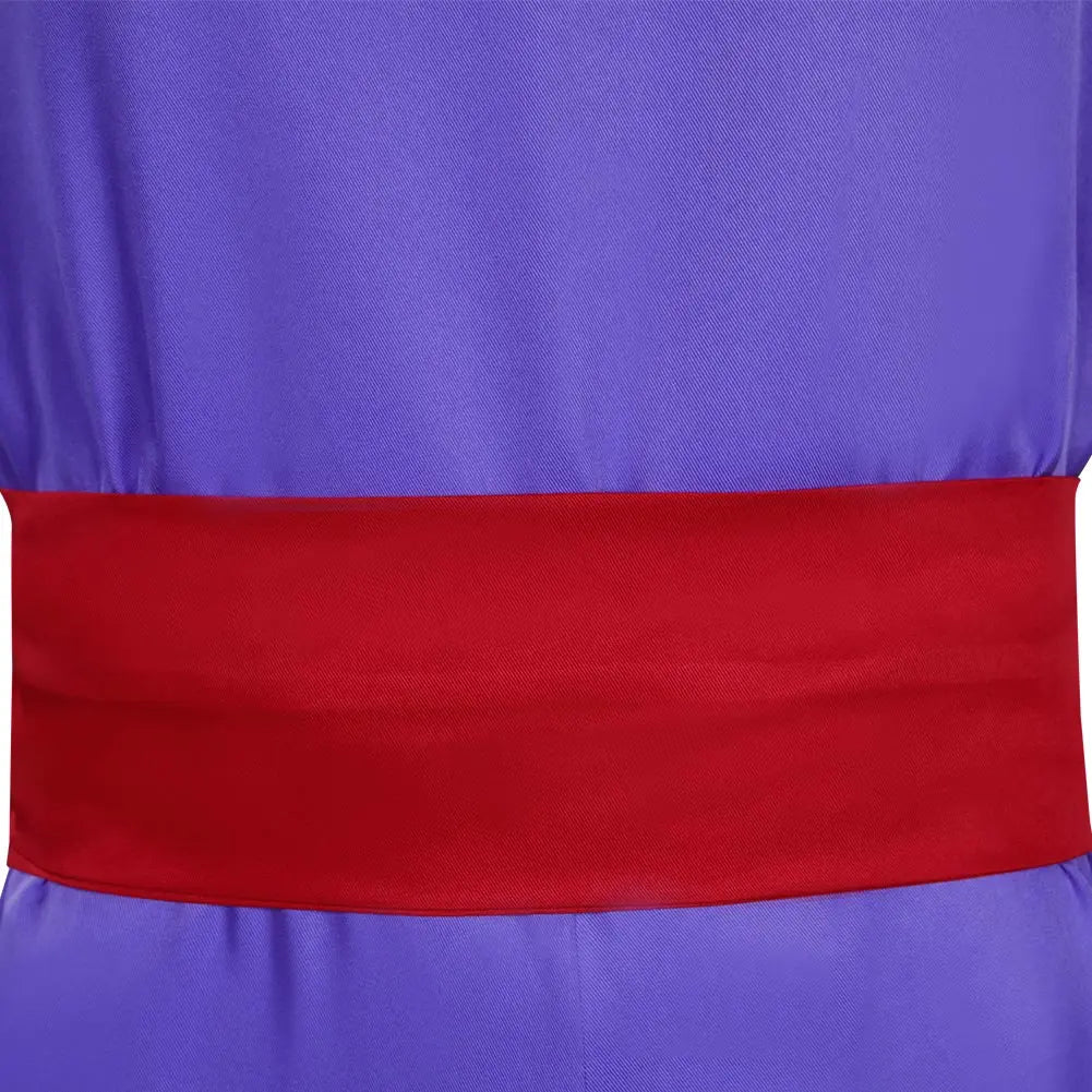 Dragon Ball Gohan Inspired Cosplay Costume – Men’s Jumpsuit Outfit Set with Belt, Shoes & Boots for Halloween, Carnival & Party Roleplay