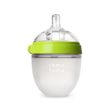 Paquete de 2 Biberones de Silicona sin BPA de 5oz y 8oz para Recién Nacidos y Bebés