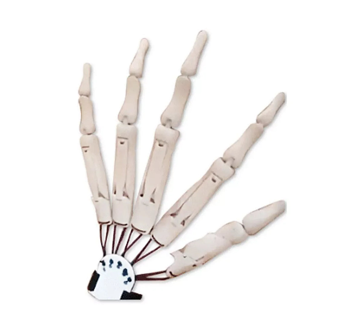 3D Printed Halloween Articulated Finger Extensions – Flexible Movable Long Finger Claw Props for Cosplay, Costumes & Spooky Decorations