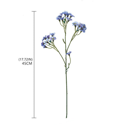 3 Forks Artificial Cornflower Bouquet – Silk Faux Flowers for Home Décor, Wedding Arrangements, Party Decoration & DIY Floral Projects
