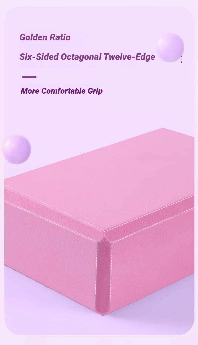 Yoga Foam Blocks – Pilates Training Bricks for Dance, Stretching, Body Shaping, Flexibility Exercises & Fitness Workouts