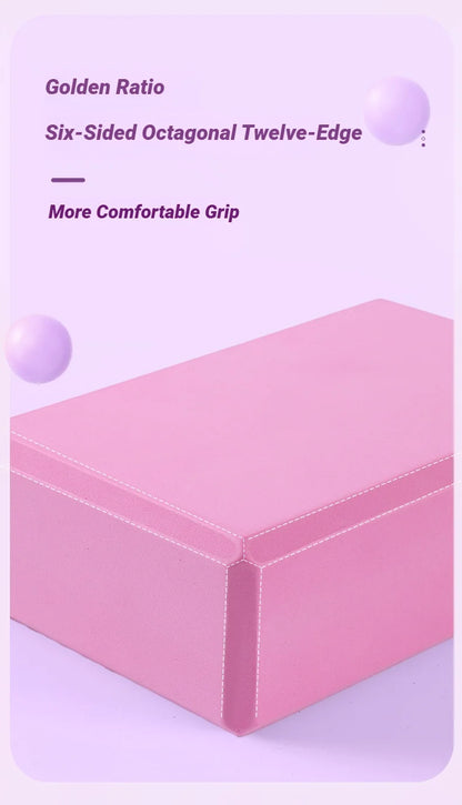 Yoga Foam Blocks – Pilates Training Bricks for Dance, Stretching, Body Shaping, Flexibility Exercises & Fitness Workouts