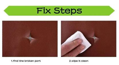 Leather Repair Tape PU Leather Patch Self-Adhesive for Sofa Couch Car Seat Bed Head Furniture Renovation Repair Home Decoration