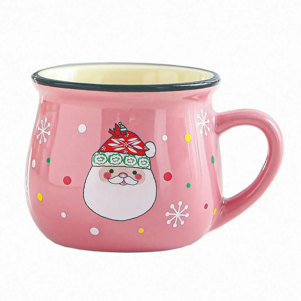 150ML Christmas Santa Claus Ceramic Mug – Cute Cartoon Coffee & Milk Cup for Kids, Office & Home, Festive Xmas Gift