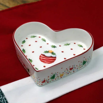 VB Cutlery Christmas Series Dining Collection – Decorative Plates, Deep Soup Bowls, Sugar Pots & Storage Containers