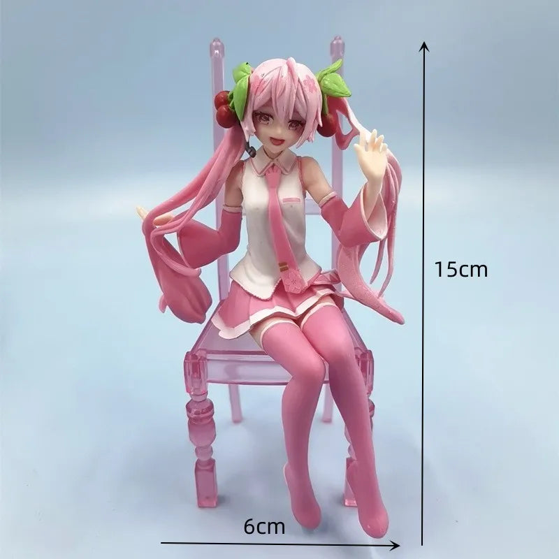 Hatsune Miku Anime Figure – Virtual Singer Manga Statue Figurine Model Toy for Desk Decoration, Cake Topper & Gift