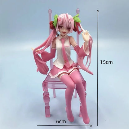 Hatsune Miku Anime Figure – Virtual Singer Manga Statue Figurine Model Toy for Desk Decoration, Cake Topper & Gift