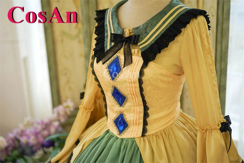 Touhou Project Komeiji Koishi Cosplay Costume Dress – Elegant Sweet Formal Outfit for Game Cosplay, Party, Halloween & Roleplay Wear