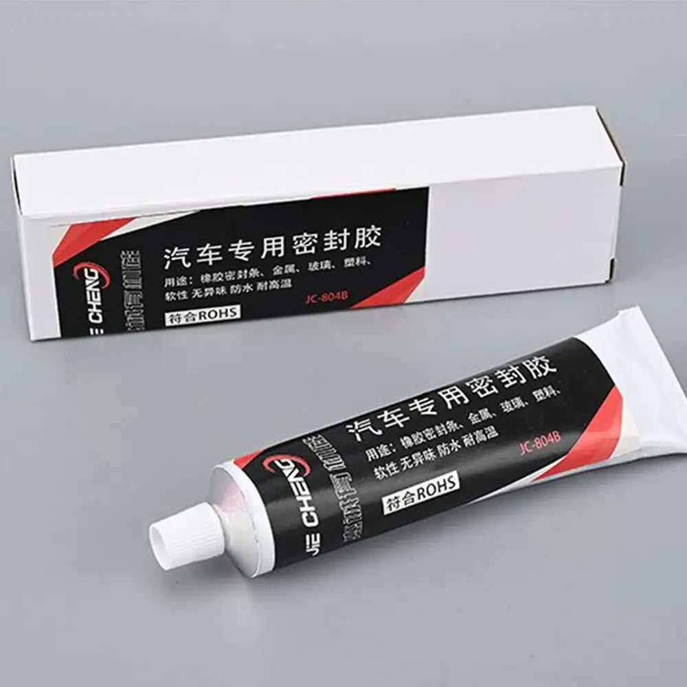Sellador de parabrisas automotriz de 100 ml – Adhesivo universal impermeable para reparación de ventanas de vidrio, sellado resistente a la intemperie y protección contra fugas