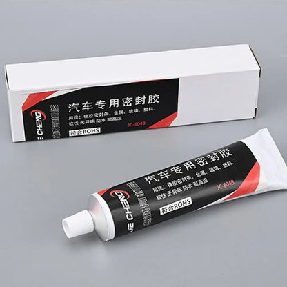 Sellador de parabrisas automotriz de 100 ml – Adhesivo universal impermeable para reparación de ventanas de vidrio, sellado resistente a la intemperie y protección contra fugas