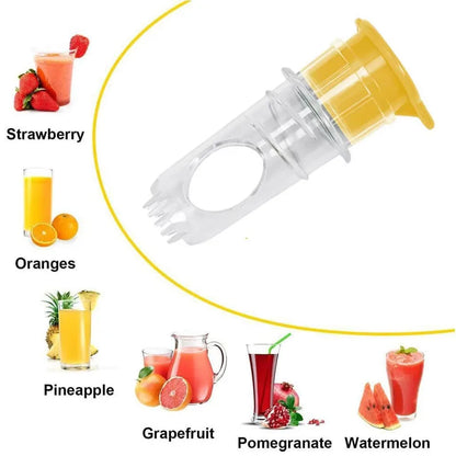 Portable Lemon Squeezer – Reusable Lightweight Manual Citrus Juicer with Built-In Filter, Washable Fruit Reamer for Home & Travel