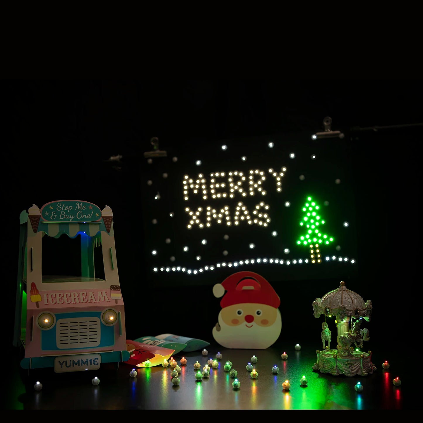 Mini luces LED para globos – Pequeñas luces redondas para globos, bodas, Navidad y decoraciones para fiestas