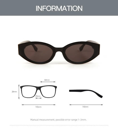2025 Luxury Oval Sunglasses for Women Men Unisex Designer Fashion Shades UV400 Classic Trend