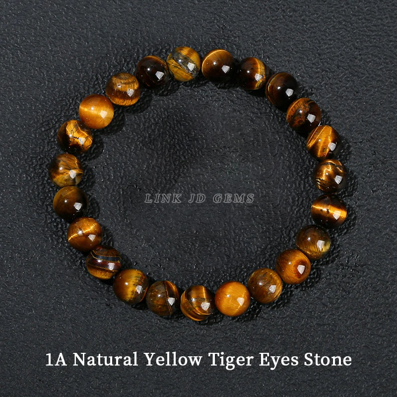 Bracelet en perles de lapis-lazuli naturel, de quartz et d'améthyste – Bijou énergétique de guérison Reiki en cristal pour hommes et femmes
