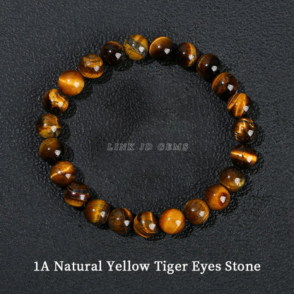 Bracelet en perles de lapis-lazuli naturel, de quartz et d'améthyste – Bijou énergétique de guérison Reiki en cristal pour hommes et femmes
