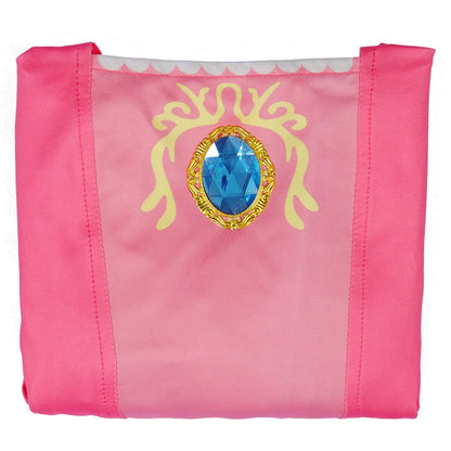 Princess Peach Cosplay Costume – Pink Fantasy Dress Set with Crown (Adult Women Halloween/Carnival Party Outfit, Includes Swimsuit Style Disguise)