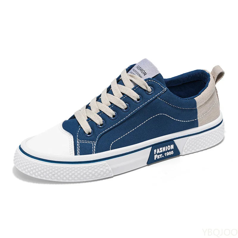 Baskets Toile Homme – Chaussures Décontractées Légères et Respirantes, Baskets de Marche Confortables et Résistantes à l'Usure, Grandes Tailles