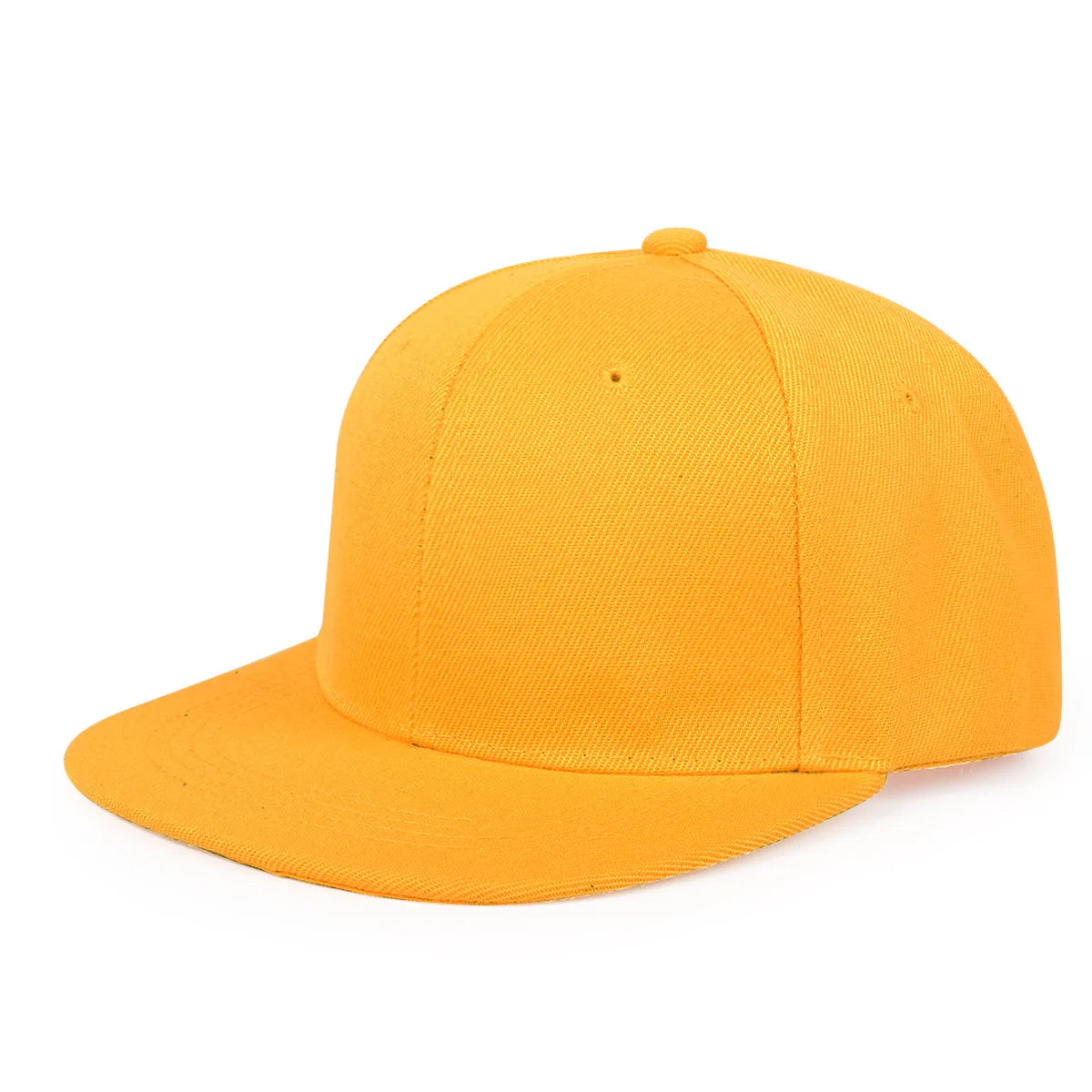 Classic Plain Snapback Baseball Cap – Adjustable Unisex Flat Brim Hat for Casual, Streetwear & Outdoor Wear