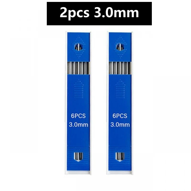 Portaminas Completamente Metálico de 0.3/0.5/0.7/0.9/1.3/2.0/3.0 mm – Lápiz de Dibujo Técnico Automático con Minas para Dibujo, Boceto, Pintura, Suministros de Oficina y Escolares