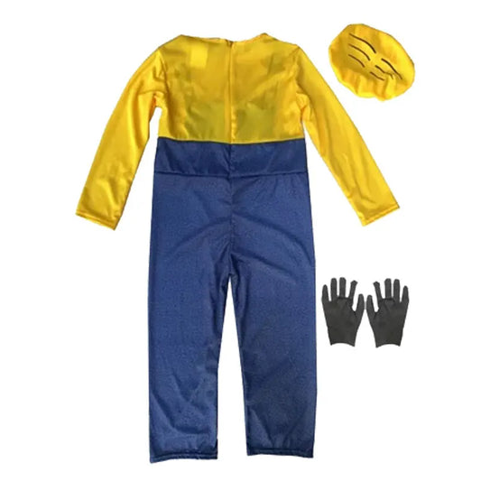 Anime Movie Character Jumpsuit Costume – Cosplay Dress-Up Outfit for Kids, Children, Men & Women, Halloween Party & Anime Events