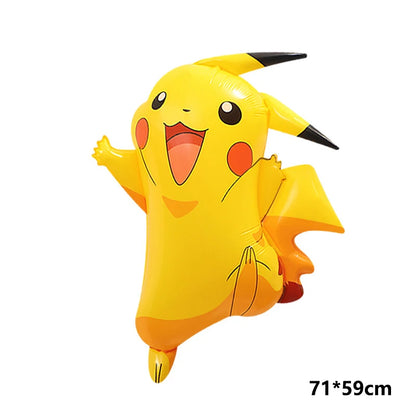 Pokémon Gift Bags – Pikachu Theme Birthday Party Packing Bags for Balloons, Candy, Snacks & Kids Party Favors (Charmander & Squirtle Design)