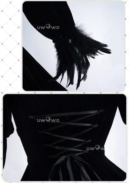 UWOWO 2B Cosplay Costume – Fanart Cheongsam Redesign Outfit (NieR: Automata Inspired, Halloween/Pre-Sale)