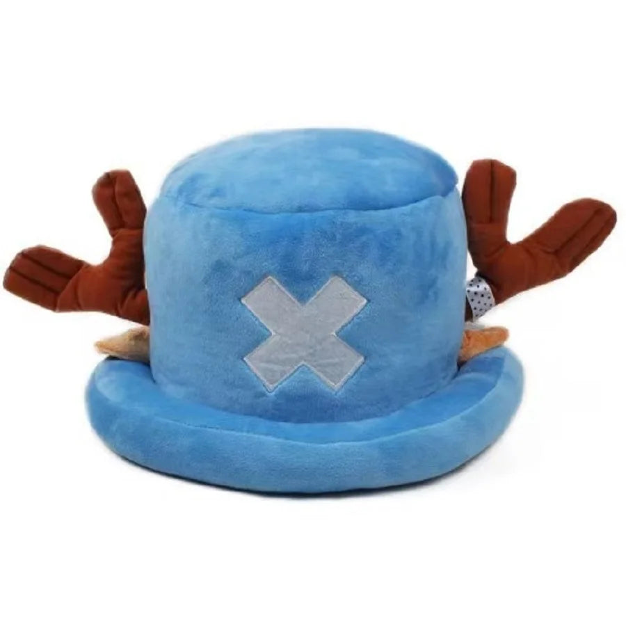 Tony Tony Chopper Plush Cotton Cosplay Hat – Trafalgar-Inspired Unisex Soft Comfortable Cap for Anime Fans, Outdoor Wear & Parties